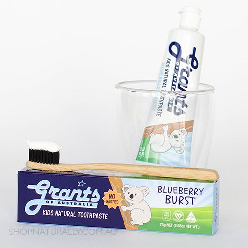 Grants Kids Natural Toothpaste - 75g Blueberry Burst 