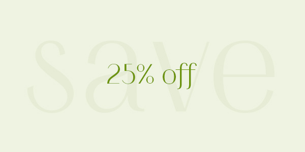 25 percent off natural products