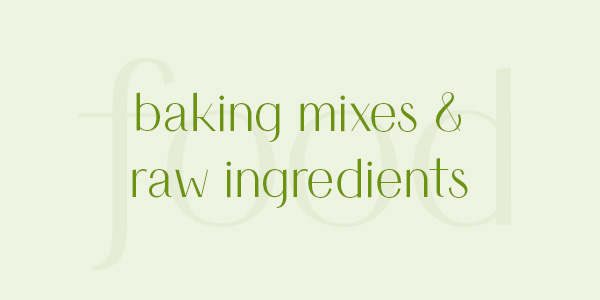 Buy healthy baking mixes and raw ingredients online