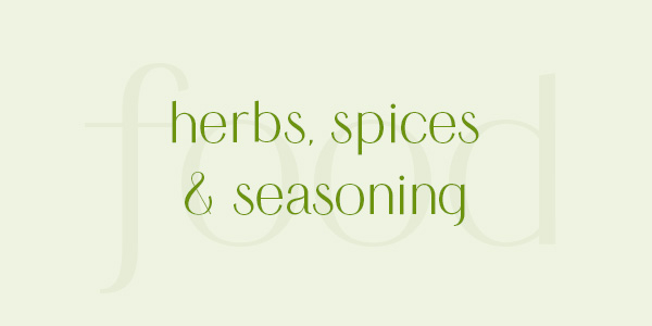 Buy healthy herbs, spices and seasoning