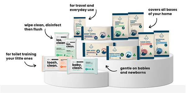 Cleanlife Flushable Wet Wipes