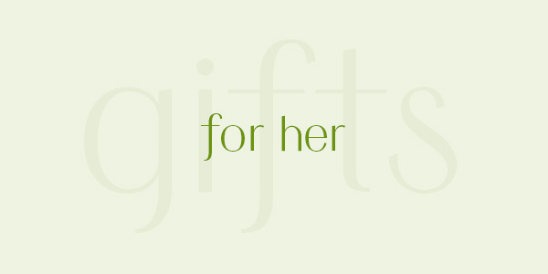 Shop eco friendly & natural gifts for her