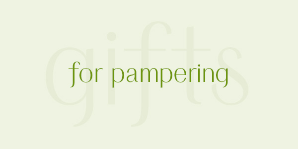 Shop eco friendly gifts for pampering