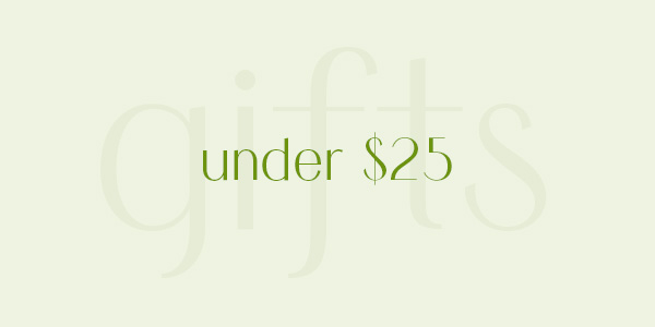 Natural & eco friendly gifts under $25