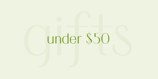 Natural & eco friendly gifts under $50