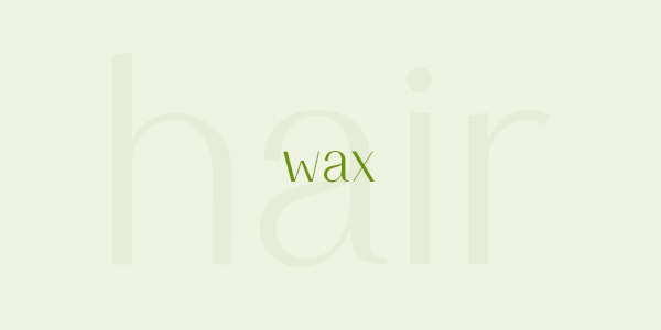 Use natural hair wax for a pliable natural matte hold that can be restyled during the day