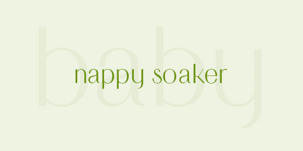 Shop natural nappy soaker online