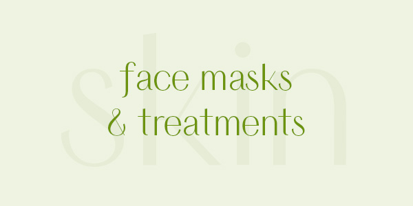 Buy natural and organic face masks and treatments for all skin types