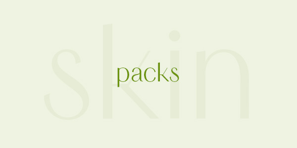 Buy natural and organic skin care packs on sale