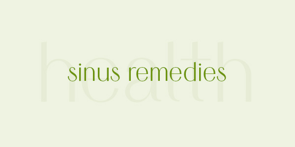 Buy natural sinus remedies online