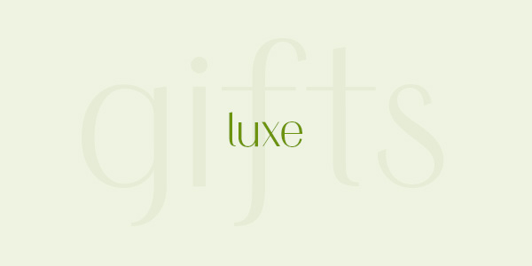 Shop luxe eco friendly gifts online