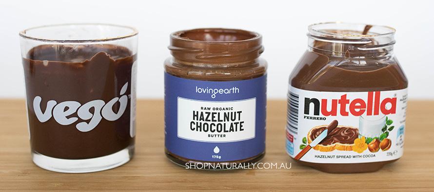 Vego Spread vs Nutella vs Loving Earth Hazelnut Spread taste test comparison