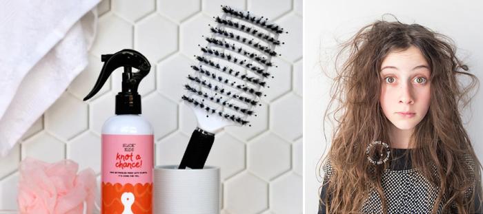 The #1 best kids hair detangler is natural