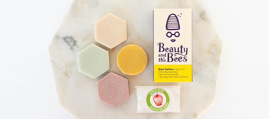 Try Beauty and the Bees sample packs to find your perfect shampoo bar