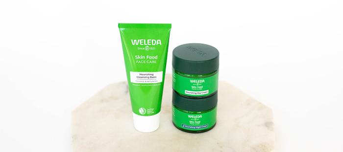 Introducing 3 products in the Weleda Skin Food Face Care range