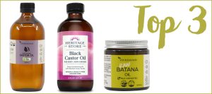 Discover the Top 3 oils for natural hair growth